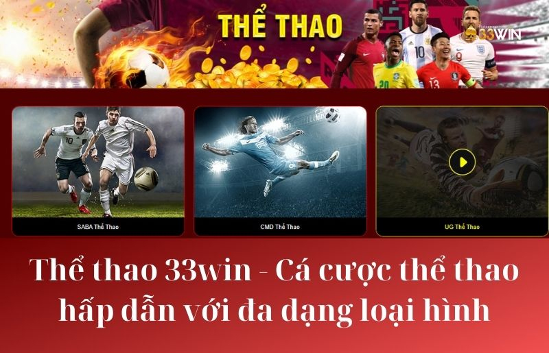 Hướng dẫn chơi sbobet 33win về hạng mục cá cược thể thao 6 Khuyến mãi hấp dẫn lên đến 1 triệu đồng khi đăng ký tài khoản